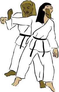 black and white choke